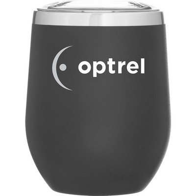 12 oz Cece Travel Tumbler (Matte Black)