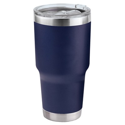 30 Oz. Dark Blue Tahoe Travel Tumbler