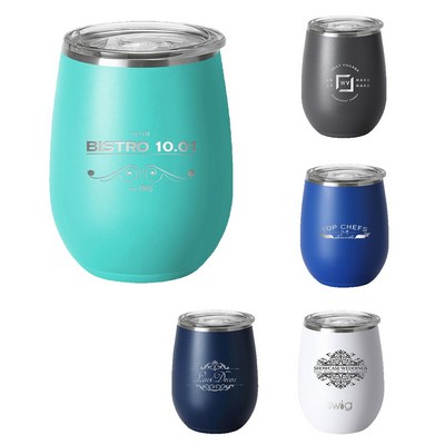 Swig® 14 Oz. Premium Matte Stemless Wine Cup (Laser)
