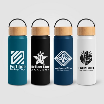 Reborn - 18 oz. Double Wall Stainless Steel Bottle - Silkscreen