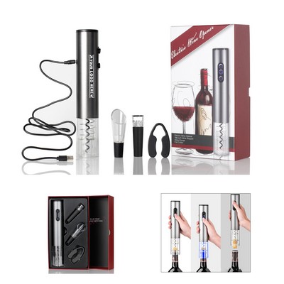 Electric Wine Bottle Opener Kit