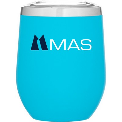12 oz Cece Travel Tumbler (Matte Aqua)