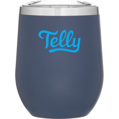 12 oz Cece Travel Tumbler (Matte Navy)