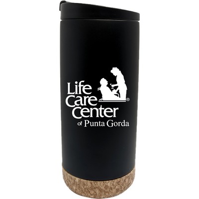 Vacuum Sealed, Stainless Steel, Screw on Flip Top Lid with Faux Cork Bottom